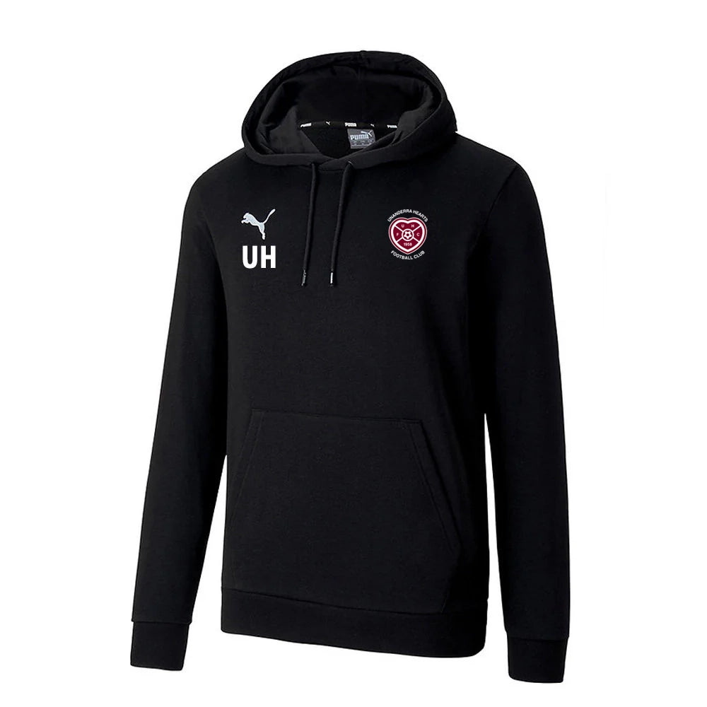 PUMA UNANDERRA HEARTS FC TEAM GOAL HOODY-BLACK ADULTS