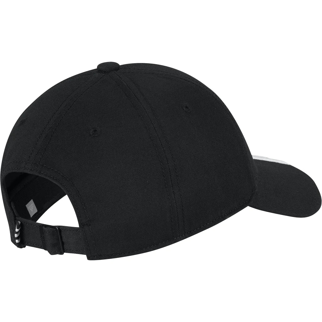 ADIDAS BASEBALL 3-STRIPES TWILL CAP BLACK