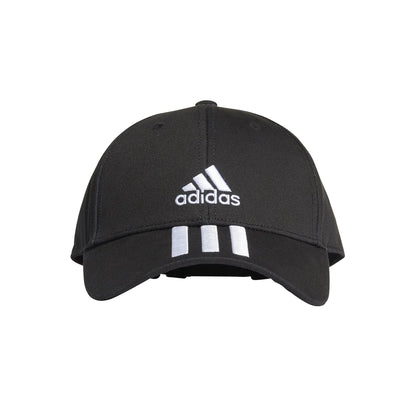 ADIDAS BASEBALL 3-STRIPES TWILL CAP BLACK