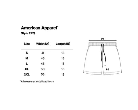 AMERICAN APPAREL ADULT PIQUE GYM SHORTS-MEN'S