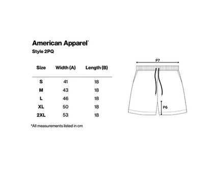 AMERICAN APPAREL ADULT PIQUE GYM SHORTS-MEN'S