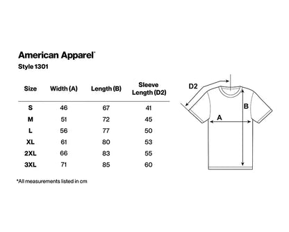 AMERICAN APPAREL ADULT T-SHIRT-UNISEX