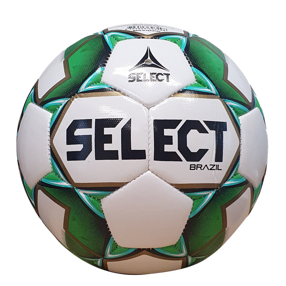 SELECT SOCCER BALL BRAZIL 3 WHITE-GREEN