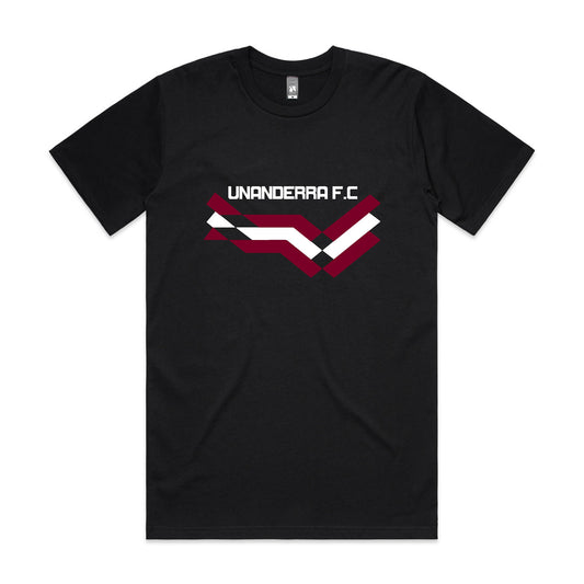 AS COLOUR UNANDERRA HEARTS FC CLASSIC TEE BLACK