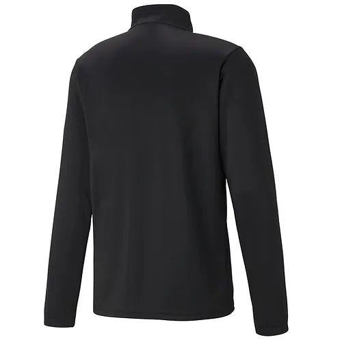 PUMA MAMRE TEAMRISE 1/4 ZIP BLACK-ADULT