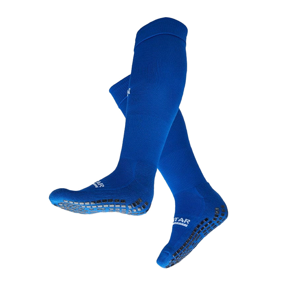 GRIP STAR FOOTBALL SOCKS BLUE