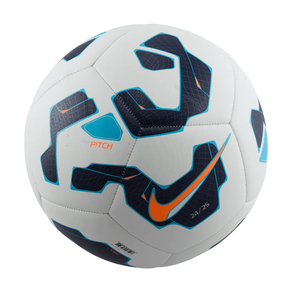 NIKE PITCH BALL WHITE BLUE