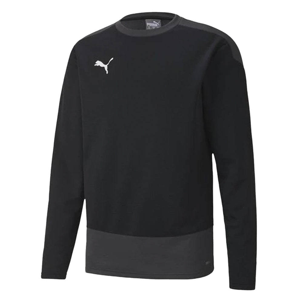 PUMA TEAM GOAL SWEAT BLACK ASPHALT YOUTH