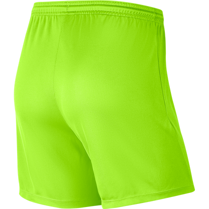 NIKE PARK 3 SHORTS VOLT-WOMENS