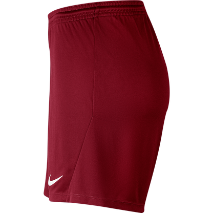 NIKE PARK 3 SHORTS TEAM RED-WOMENS