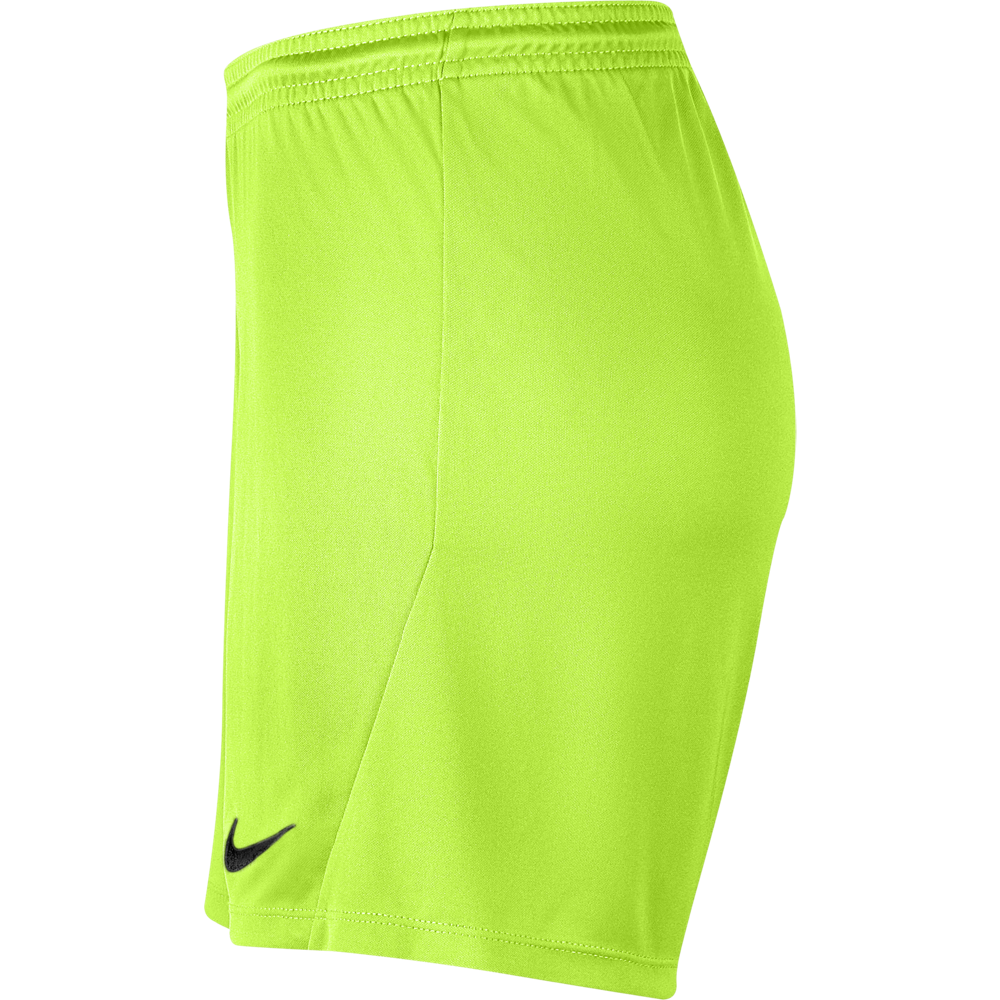 NIKE PARK 3 SHORTS VOLT-WOMENS