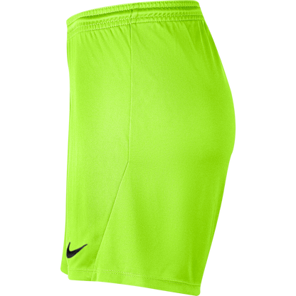 NIKE PARK 3 SHORTS VOLT-WOMENS