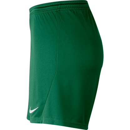 NIKE PARK 3 SHORTS PINE GREEN-WOMENS