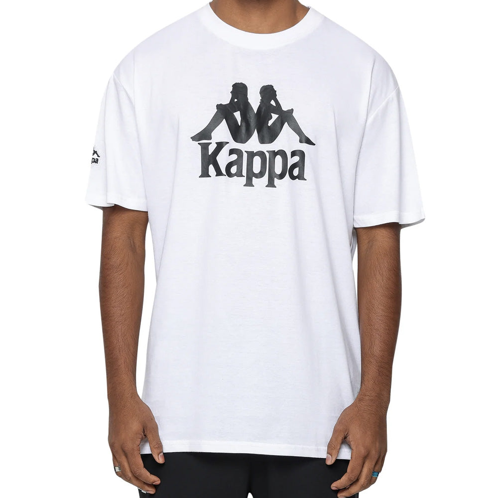 KAPPA AUTHENTIC TAHITIY T-SHIRT  WHITE-MENS