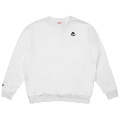 KAPPA AUTHENTIC TAJASY LONG SLEEVE SWEATER WHITE-MENS