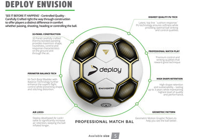 DEPLOY ENVISION PROFESSIONAL MATCH BALL