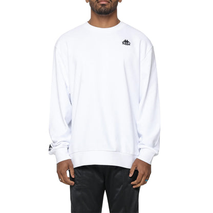 KAPPA AUTHENTIC TAJASY LONG SLEEVE SWEATER WHITE-MENS