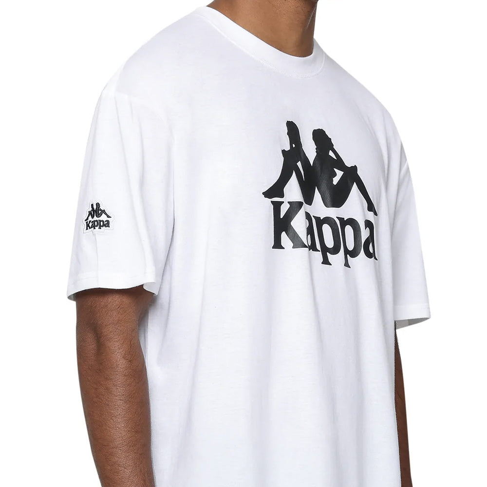 KAPPA AUTHENTIC TAHITIY T-SHIRT  WHITE-MENS