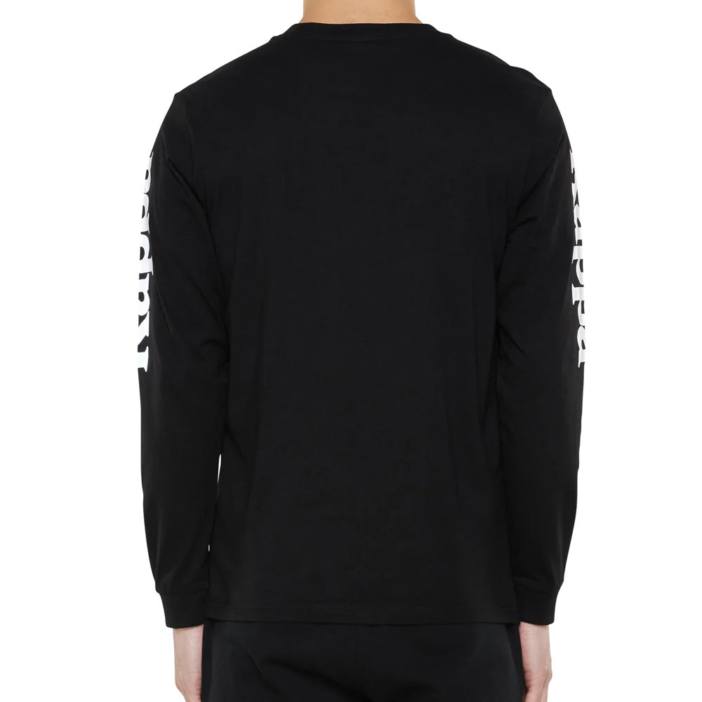 KAPPA AUTHENTIC DEFENDER LONG SLEEVE T-SHIRT BLACK-MENS