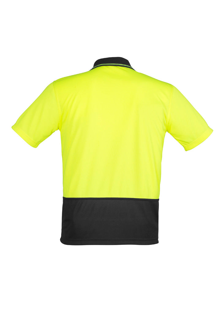 SYZMIK HI VIS BASIC SPLICED POLO S/S UNISEX