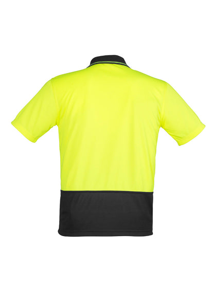 SYZMIK HI VIS BASIC SPLICED POLO S/S UNISEX