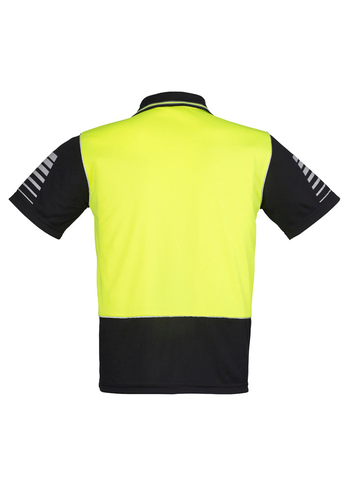 SYZMIK HI VIS ZONE POLO MENS