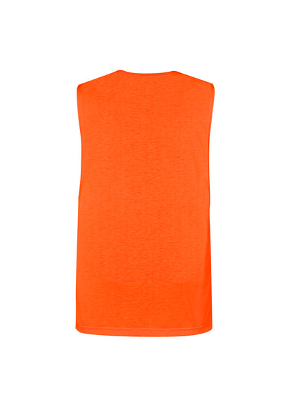 SYZMIK HI VIS SLEEVELESS TEE SHIRT MENS