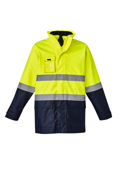 SYZMIK HI VIS BASIC 4 IN 1 WATERPROOF JACKET MENS