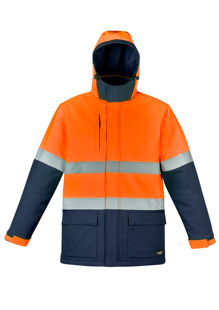 SYZMIK HI VIS ANTARCTIC SOFTSHELL TAPED JACKET UNISEX