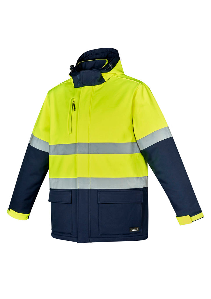 SYZMIK HI VIS ANTARCTIC SOFTSHELL TAPED JACKET UNISEX