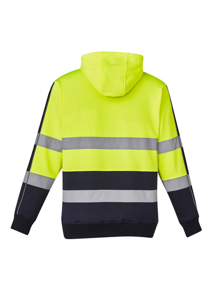 SYZMIK HI VIS STRETCH TAPED HOODIE UNISEX