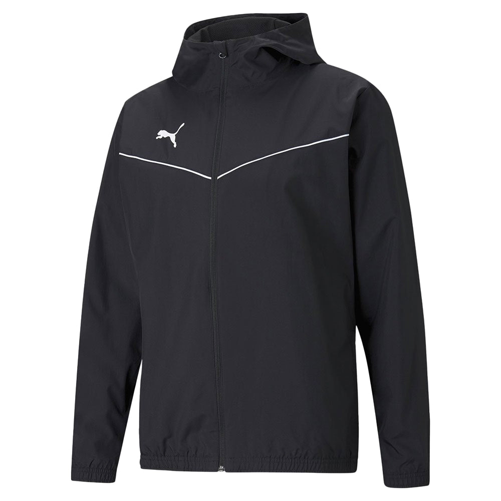 PUMA TEAM RISE ALL WEATHER JACKET BLACK-YOUTH