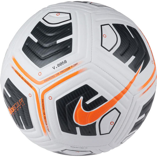 NIKE ACADEMY TEAM FOOTBALL WHITE ORANGE