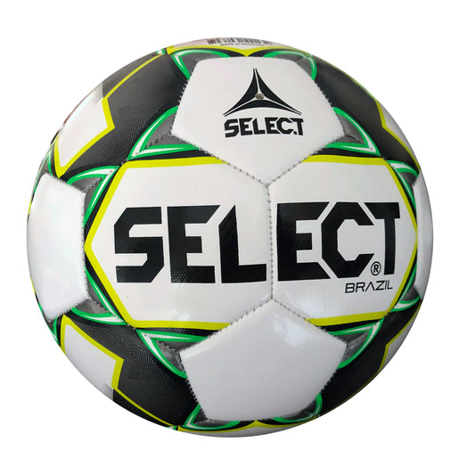 SELECT SOCCER BALL BRAZIL 5 WHITE-BLACK