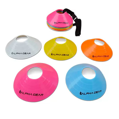 ALPHA GEAR 25 PACK AGILITY MARKER CONES