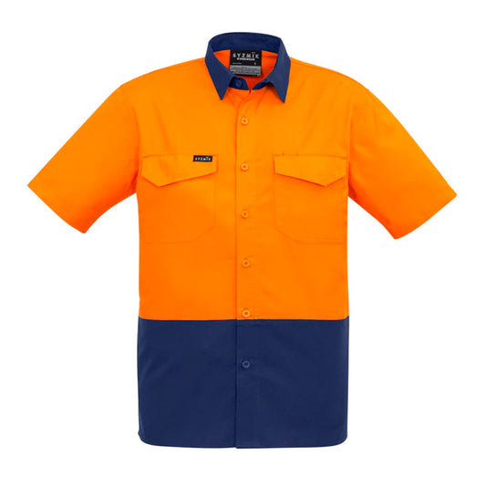 SYZMIK HI VIS RUGGED COOLING SPLICED SHIRT MENS