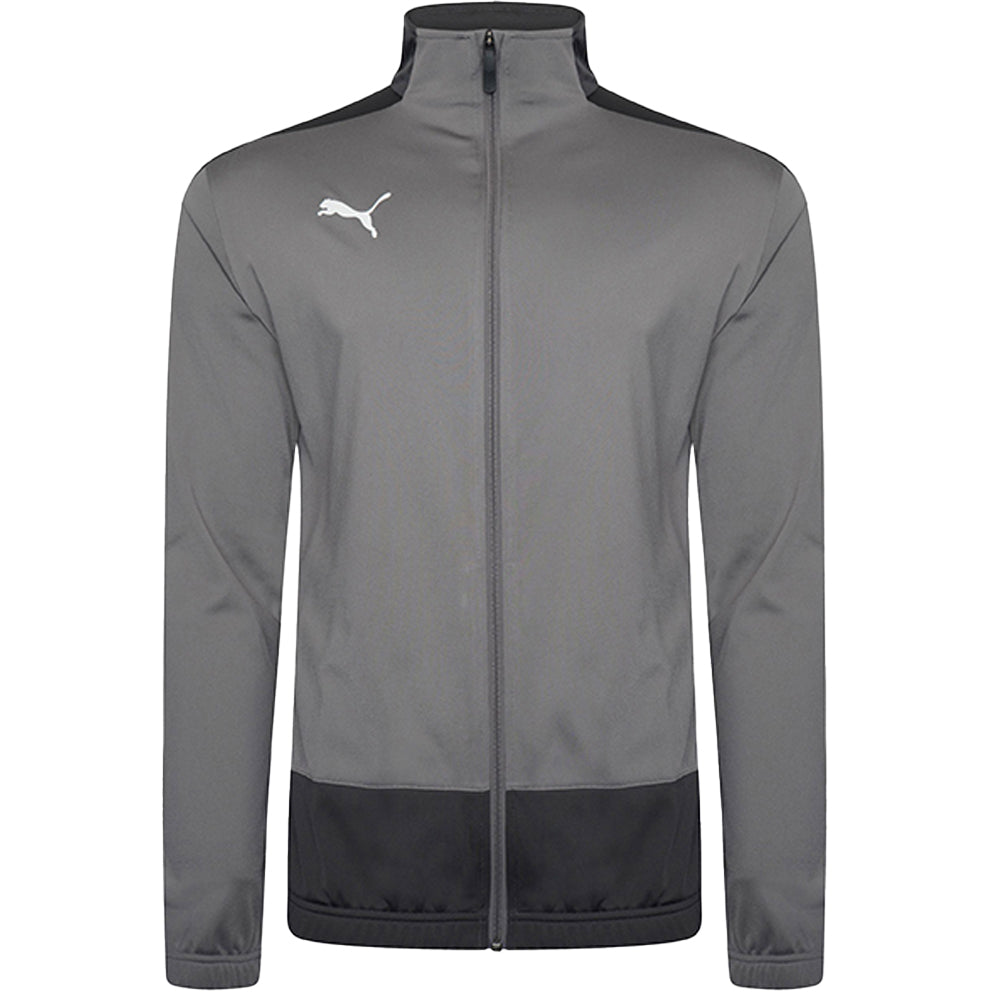 PUMA TEAM GOAL TRAINING JACKET FULL ZIP GREY ASPHALT-ADULTS