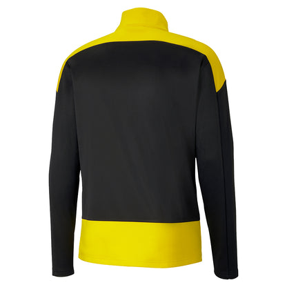 PUMA TEAM GOAL 1/4 ZIP JACKET CYBER YELLOW-YOUTH