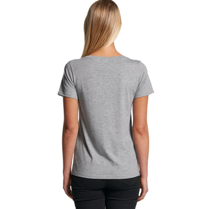 AS COLOUR SHALLOW SCOOP TEE WOMENS