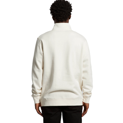 AS COLOUR STENCIL HALF ZIP CREW MENS