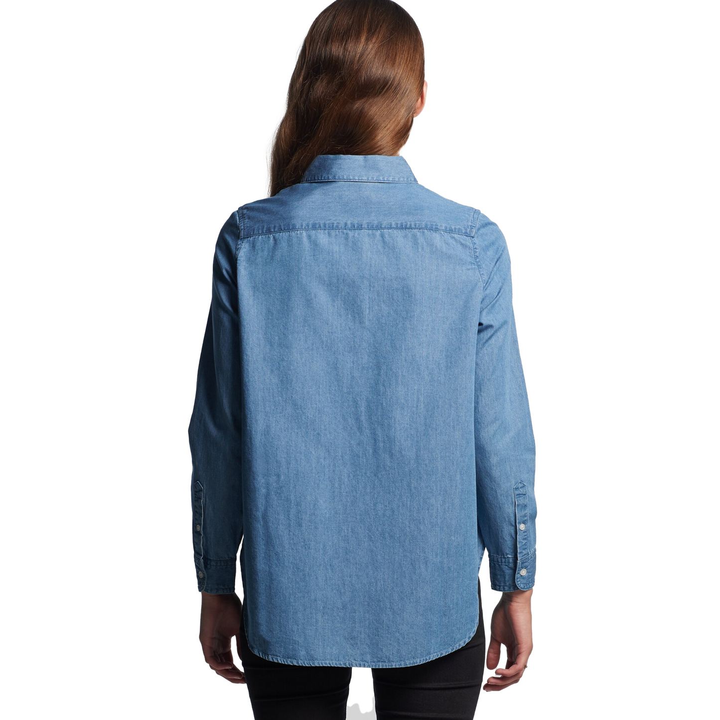 AS COLOUR DENIM SHIRT-WOMENS