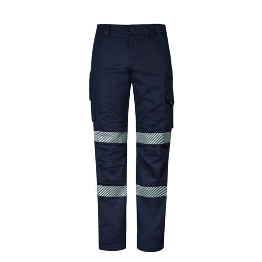 SYZMIK RUGGED COOLING STRETCH SEGMENTED TAPED PANT NAVY-MENS