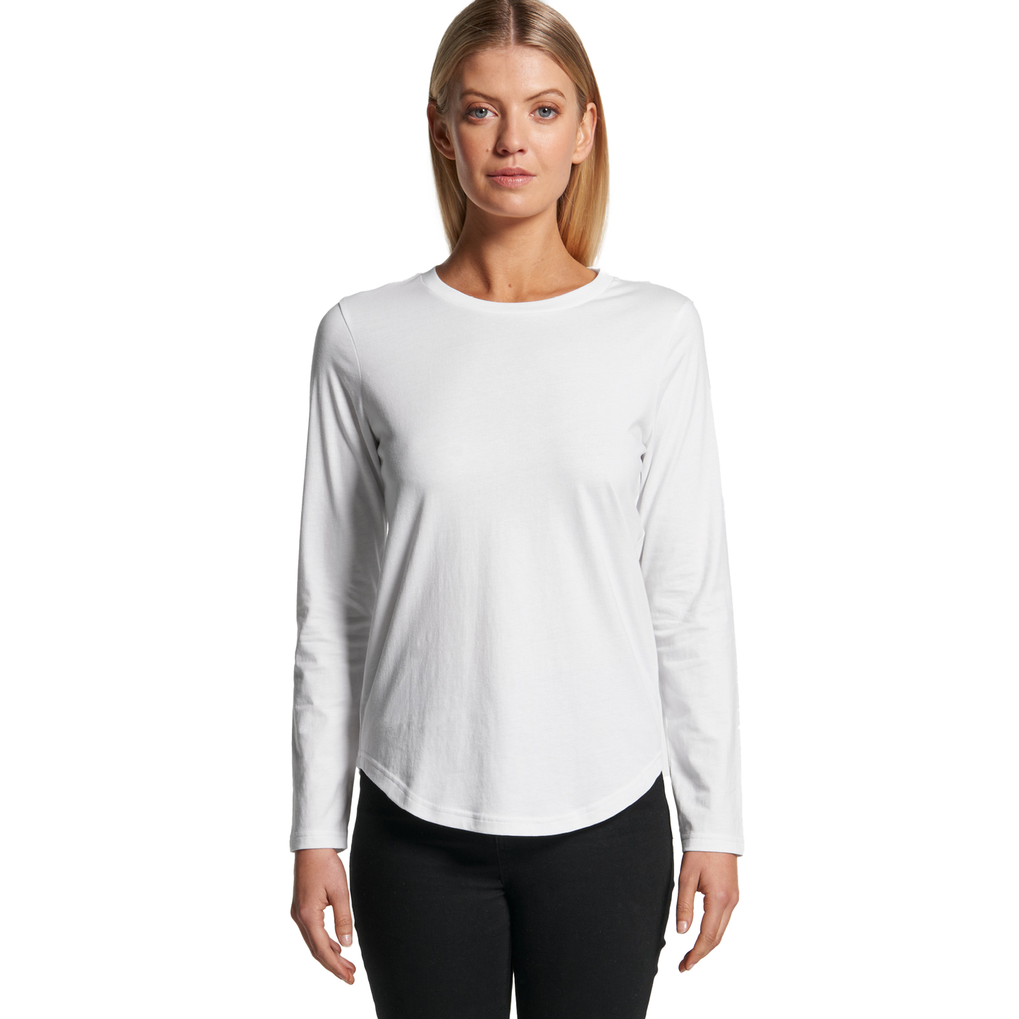 AS COLOUR CURVE LS TEE WOMENS