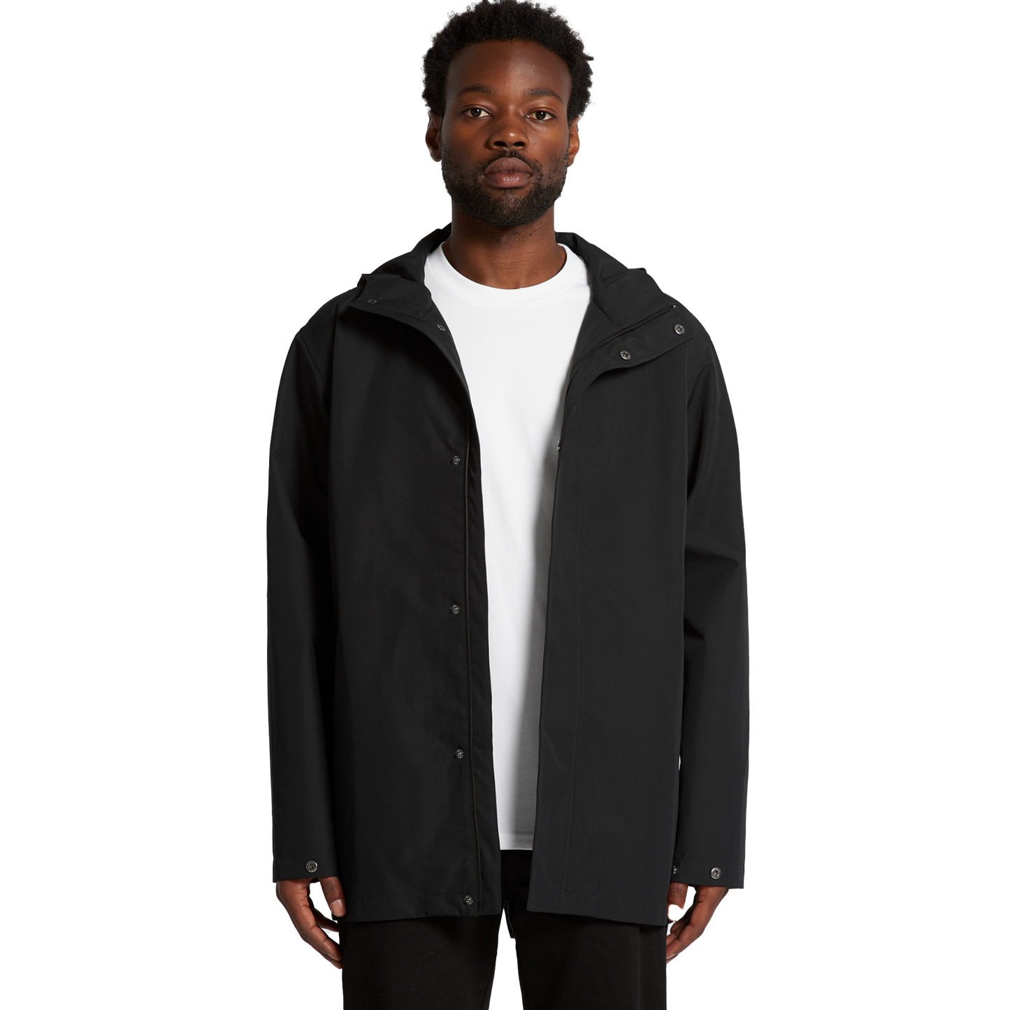 AS COLOUR TECH JACKET BLACK-MENS