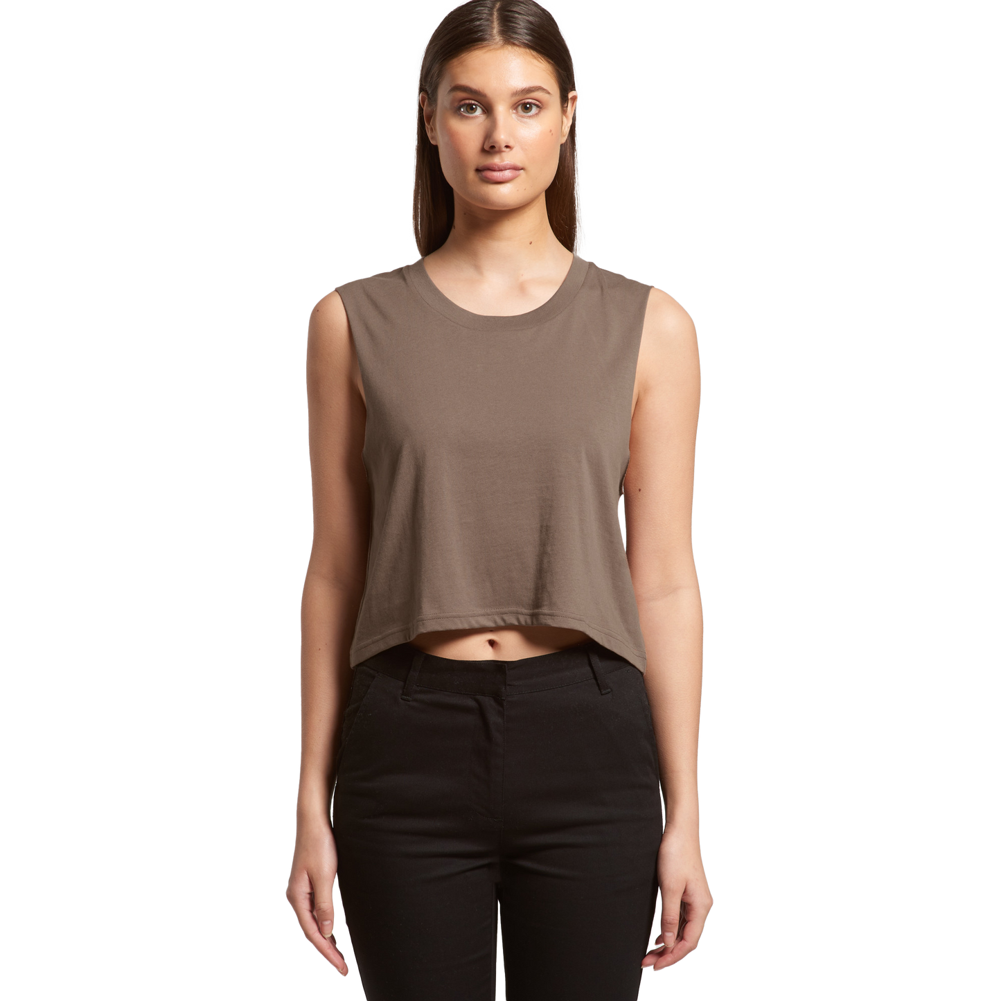 AS COLOUR CROP TANK WOMENS