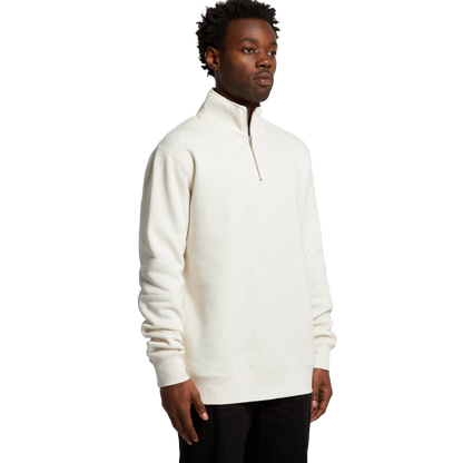 AS COLOUR STENCIL HALF ZIP CREW MENS