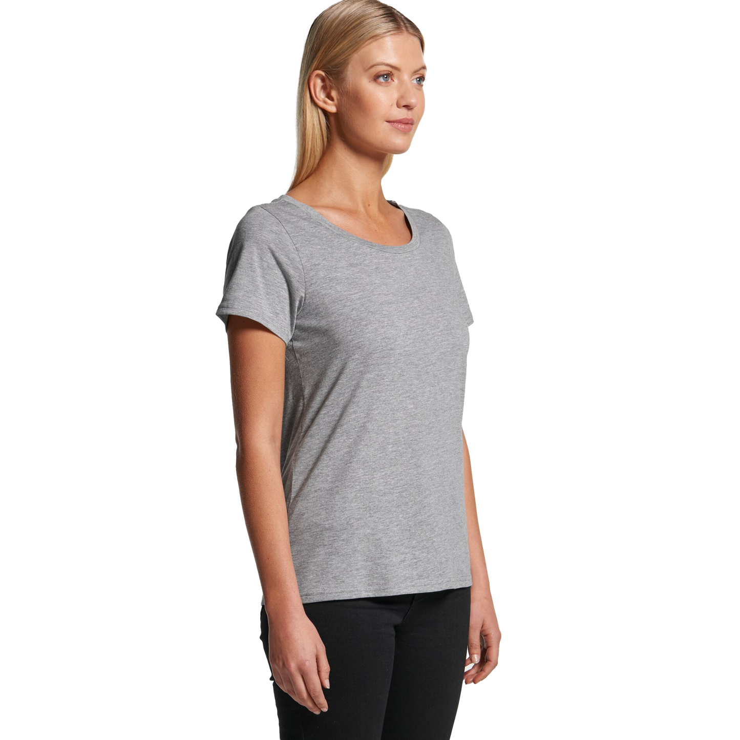 AS COLOUR SHALLOW SCOOP TEE WOMENS