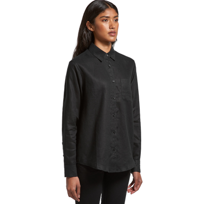 AS COLOUR LINEN SHIRT WOMENS