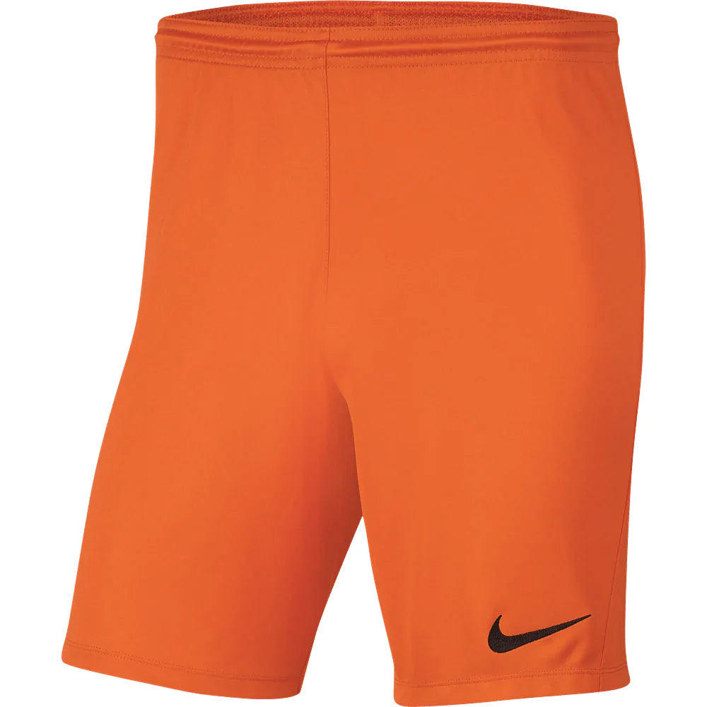 NIKE PARK 3 SHORTS ORANGE-WOMENS