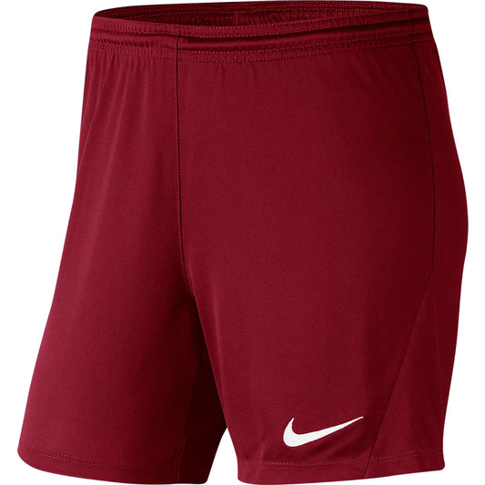 NIKE PARK 3 SHORTS TEAM RED-WOMENS